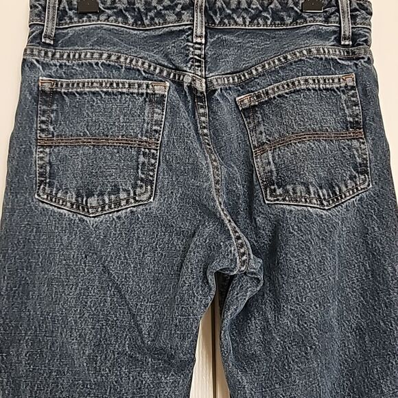 Van Heusen Men's Relaxed Fit Denim Jeans 30/30 Dark Blue Washed - Picture 4 of 16